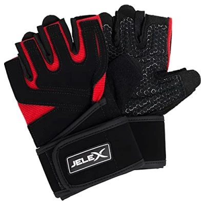 Abbildung von JELEX Trainingshandschuhe Power Premium gepolsterte leicht Handflächen und genoppte Struktur