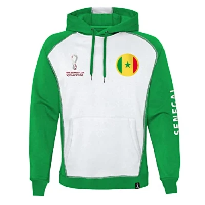 Abbildung von FIFA Herren Offizieller World Cup 2022 Overhead Hoodie Kapuzen Sweatshirt, grün, M