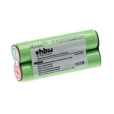 Abbildung von vhbw Akku kompatibel mit Philips Bodygroom BG2040/34, Series 3000, 5000 Rasierer Haarschneider (950mAh, 2,4V, NiMH)