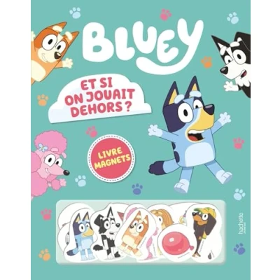 Abbildung von Bluey Et si on jouait dehors ? Livre magnets: magnets