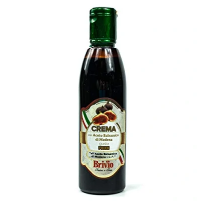Abbildung von Brivio Aceto Balsamico mit di Modena IGP Creme &quot;Fichi&quot; (Feige) in 250 ml Flasche Traditionell italienische Balsamessig Feigen Crema