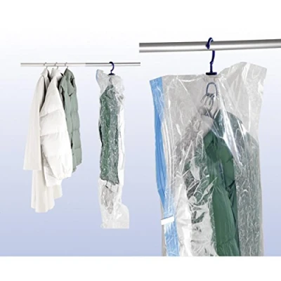 Abbildung von WENKO 3792750100, Weiche Kleidungsaufbewahrungstasche, Transparent, Polyamid, Polyethylen, XL, 70 cm, 145 cm