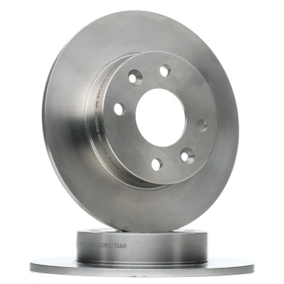 Abbildung von DELPHI BG2258 Bremsscheibe 238 8 4 voll geölt unbehandelt ohne Radlager, ABS Sensorring RENAULT: TWINGO 1, CLIO Super 5 Schrägheck