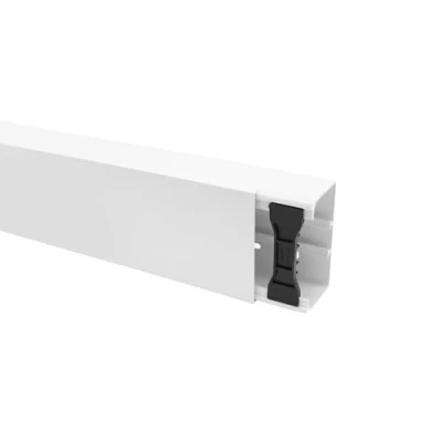 Abbildung von 10m KOMIB Kabelkanal/Kabelkanäle/Kabelführung Verschiedene Größen und Farben Schraubbar 5 x 2m Stangen (Reinweiß (RAL 9010), 110 60 mm)