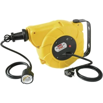 Abbildung von Brennenstuhl Kabeltrommel Automatik IP20 9+2 m Kabelfarbe schwarz