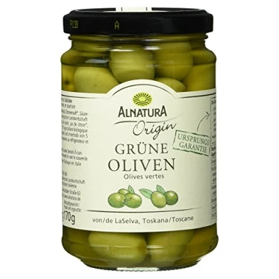 Abbildung von Alnatura Bio Origin Grüne Oliven, 170g