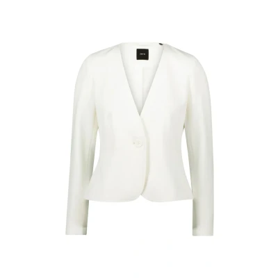 Abbildung von zero Jackenblazer Piqué Blazer mit Knopfverschluss weiteres Detail