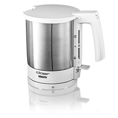 Abbildung von CLOER Wasserkocher 4711 1,5l 1800Watt weiß/Edelstahl