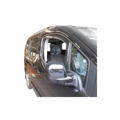 Abbildung von Windabweiser Regenabweiser kompatibel mit Citroen C1 2014 2024 5tür Dunkel Acryl 2tlg