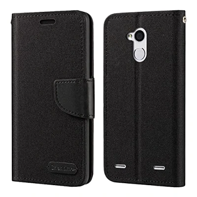 Abbildung von ZTE Blade V7 Lite Hülle, Oxford Leder Wallet Case mit Soft TPU Back Cover Magnet Flip für