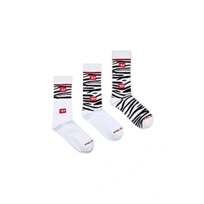 Abbildung von DIESEL Herren Skm ray threepack socken, E6647 0KJAX, S (3er Pack)