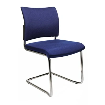 Abbildung von Topstar Besucherstuhl Visit 20 (2er Set) stapelbar blau
