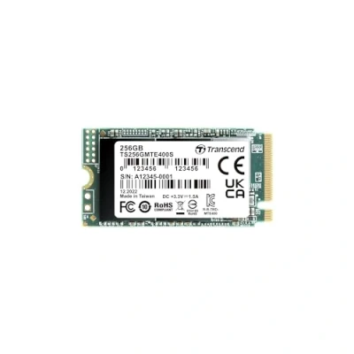Abbildung von Transcend MTE400S 256 GB NVMe PCIe Gen3 x4 M.2 2242 Internal Solid State Drive (SSD) 3D TLC NAND (TS256GMTE400S)