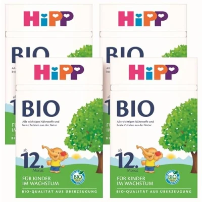 Abbildung von HiPP Bio Milchnahrung Kindermilch, 4er Pack (4 x 600g)