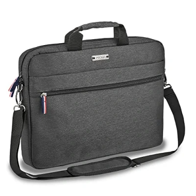 Abbildung von Pedea Laptoptasche 17,3 Zoll (43,9cm) URBAN HIP Notebook Umhängetasche mit Tablet Fach, grau