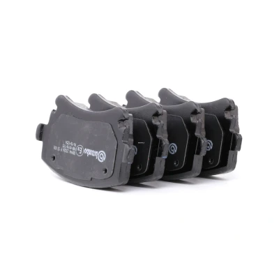 Abbildung von BREMBO P 85 076 Bremsbelagsatz exkl. Verschleißwarnkontakt mit Bremssattelschrauben Zubehör AUDI: A6 C6 Avant, A4 B7 A8 D3 kfzteile,