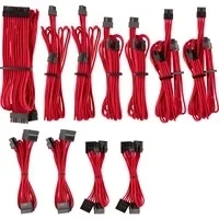 Abbildung von Corsair Premium Sleeved Netzteil Pro Kabel Set Typ4 (Generation 4 Serie) Rot
