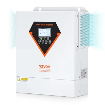 Abbildung von VEVOR 2 in 1 Hybrid Solar Wechselrichter 3500W Inverter 7000VA Reiner Sinus MPPT LCD Display 3 Lademodi (Solarladung, Netzladung, Hybridladung) &amp; 4 Ausgangsmodi (UTL, SOL, SBU, SUB)