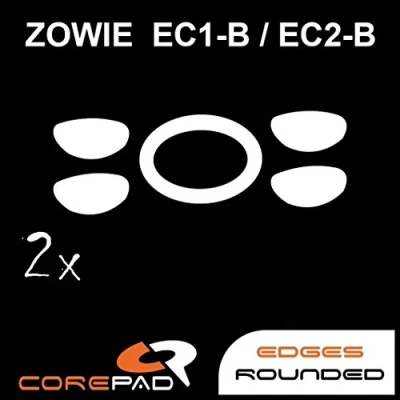 Abbildung von Corepad Skatez PRO 134 Ersatz Mausfüße Replacement Mouse Feet Zowie EC1 B / EC2