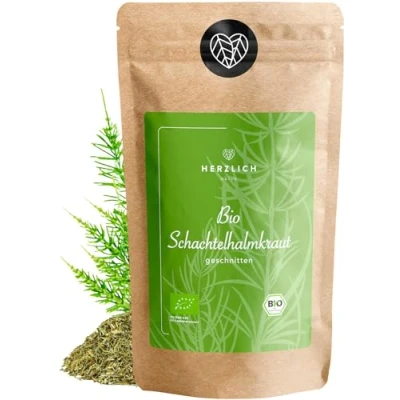 Abbildung von Bio Schachtelhalmtee 250g Schachtelhalmkraut, Ackerschachtelhalm, Zinnkraut Tee lose &amp; geschnitten, 100% und rein Ackerschachtelhalm Herzlich Natur