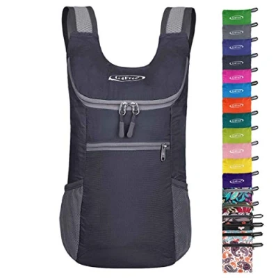 Abbildung von G4Free Faltbarer Rucksack Leichter Tagesrucksack Klein 200g Unisex Packbarer Reiserucksack Wanderrucksack für Wandern Fahrrad