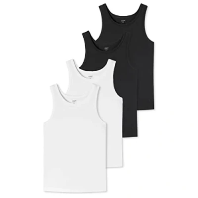 Abbildung von Uncover by Schiesser Unterhemd/Tanktop 4er Pack (L Schwarz/Weiß)