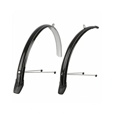 Abbildung von Polisport Unisex Adult Mudguard Towny 26&quot; /51mm Set Kotflügel, Schwarz, One Size
