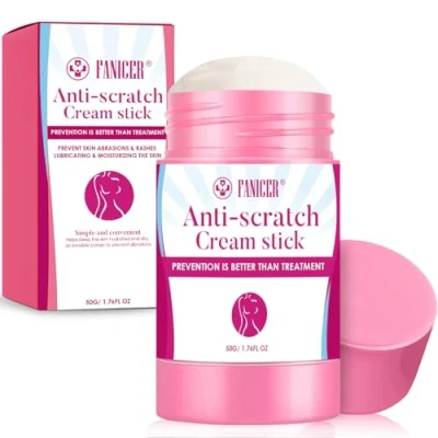Abbildung von Anti Wundreib Stick,reduziert Reibungen und Hautreizungen,Wirksamer Schutz vor Wundreibung Blasen,Für Oberschenkel,Schultern,Brust Füße(50g)