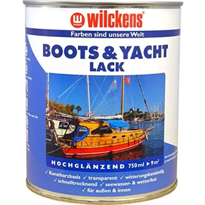 Abbildung von Wilckens Boots &amp; Yachtlack 750 ml Bootslack Lack Kunstharz Klarlack Kunstharzlack