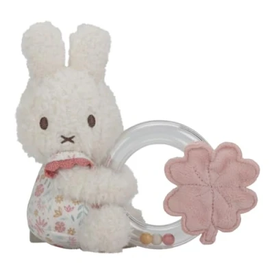 Abbildung von nijntje Miffy x Little Dutch NIJN363 Ringrassel/Greifling Hase Lucky Blossom
