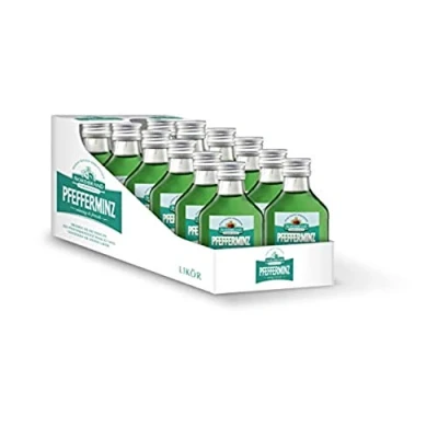 Abbildung von Nordbrand Pfefferminzlikör &quot;Pfeffi&quot; Shots (12 x 0.10 l)