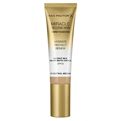 Abbildung von Max Factor Miracle Second Skin Foundation 07 Neutral Medium