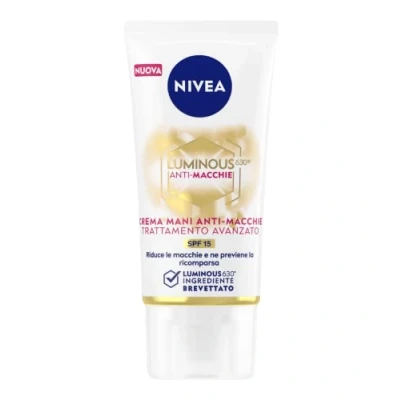 Abbildung von NIVEA Luminous630® Anti Flecken Handcreme, 50 ml, Aging Handcreme zur Reduzierung und Vorbeugung von Flecken, mit LSF 15