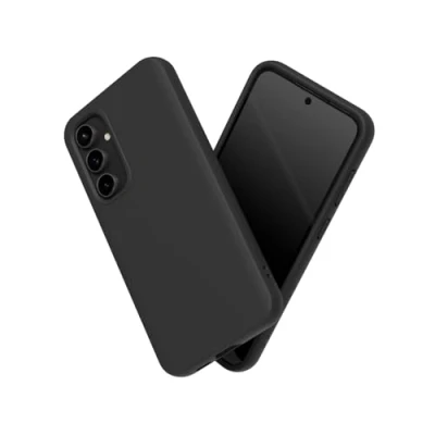 Abbildung von RhinoShield Hülle kompatibel mit [Galaxy S23 FE] SolidSuit Stoßdämpfende &amp; schlanke Schutzhülle Premium Finish 3.5 Meter Fallschutz Klassisches Schwarz