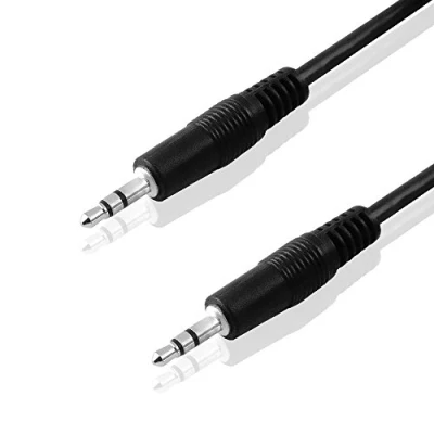 Abbildung von BestPlug 5 Meter Audio Stereo Kabel Aux in Out, 3,5mm Klinke Stecker auf Stecker, Schwarz