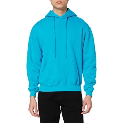 Abbildung von Fruit of the Loom Herren Kapuzenpullover, Blau (Azure), Medium