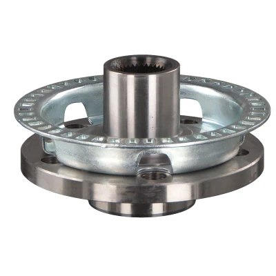 Abbildung von FEBI BILSTEIN 29915 Radnabe 5 100 mit ABS Sensorring, ohne Radlager Vorderachse AUDI: TT Coupe, A3 Schrägheck, Roadster