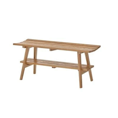 Abbildung von MCA furniture Sitzbank in holzfarben, Eiche massiv geölt 100x45x36cm (BxHxT)