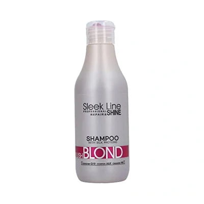 Abbildung von STAPIZ SLEEK LINE BLUSH BLOND Shampoo für blondes und rotes Haar, 1er Pack (1 x 300 ml)