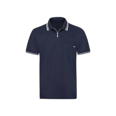 Abbildung von Trigema Herren Poloshirt mit Reißverschluss