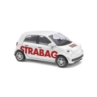 Abbildung von Busch 49562 H0 Personbil model Smart Forfour 14, Strabag
