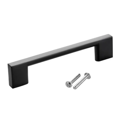 Abbildung von SO TECH® Möbelgriff Bügelgriff Blackline XII schwarz matt inkl. Schrauben (1 St), Schubladengriff Schrankgriff Bohrlochabstand (BA) 96 mm