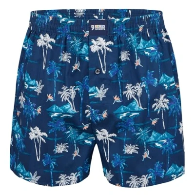 Abbildung von Happy Shorts WIDE Mouse WITH Hearts Boxershorts, Herren, Größe: Medium, Island