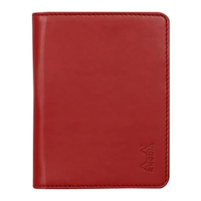 Abbildung von Rhodia 211007C Mappe für Block oder Notizheft Rhodiarama N11, DIN A7 (7,4x10,5 cm) 9,5x12,5 cm, elegant und praktisch, Rot, 1 Stück