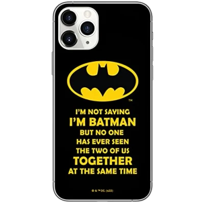 Abbildung von ERT GROUP Handyhülle für iPhone 11 PRO Original und offiziell Lizenziertes DC Muster Batman 053 optimal an die Form des Handy angepasst, hülle aus TPU