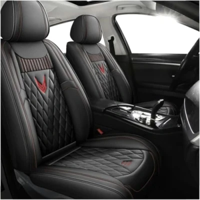 Abbildung von IXITAB Sitzbezüge Auto Autositzbezüge Universal Set für SEAT Leon Cupra R ST(5F)/Leon/Leon Sportstourer/Leon Estate FR Zubehör,Schwarz