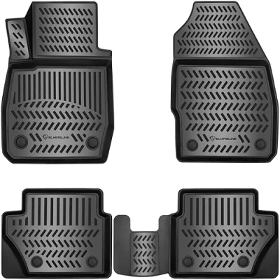 Abbildung von ELMASLINE Auto Fußmatten Gummi (4 St), für FORD FIESTA 8. Gen. (2017 2023) 3D Gummimatten mit extra hohem Rand mehr Schutz Passend Baujahre: , 2017 2023