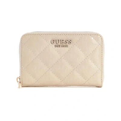 Abbildung von Guess Laurel Medium ZIP Around Geldbörse, Damen, Größe: One Size, Sand