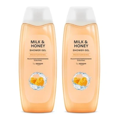 Abbildung von by Amazon Milch und Honig Duschgel, 2 x 500ml