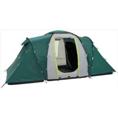 Abbildung von Coleman Spruce Falls 4 Zelt, Personen Kuppelzelt mit nachtschwarzer Schlafkabine, Mann Familienzelt, wasserdicht WS 4.500 mm, einheitsgröße, grün/grau